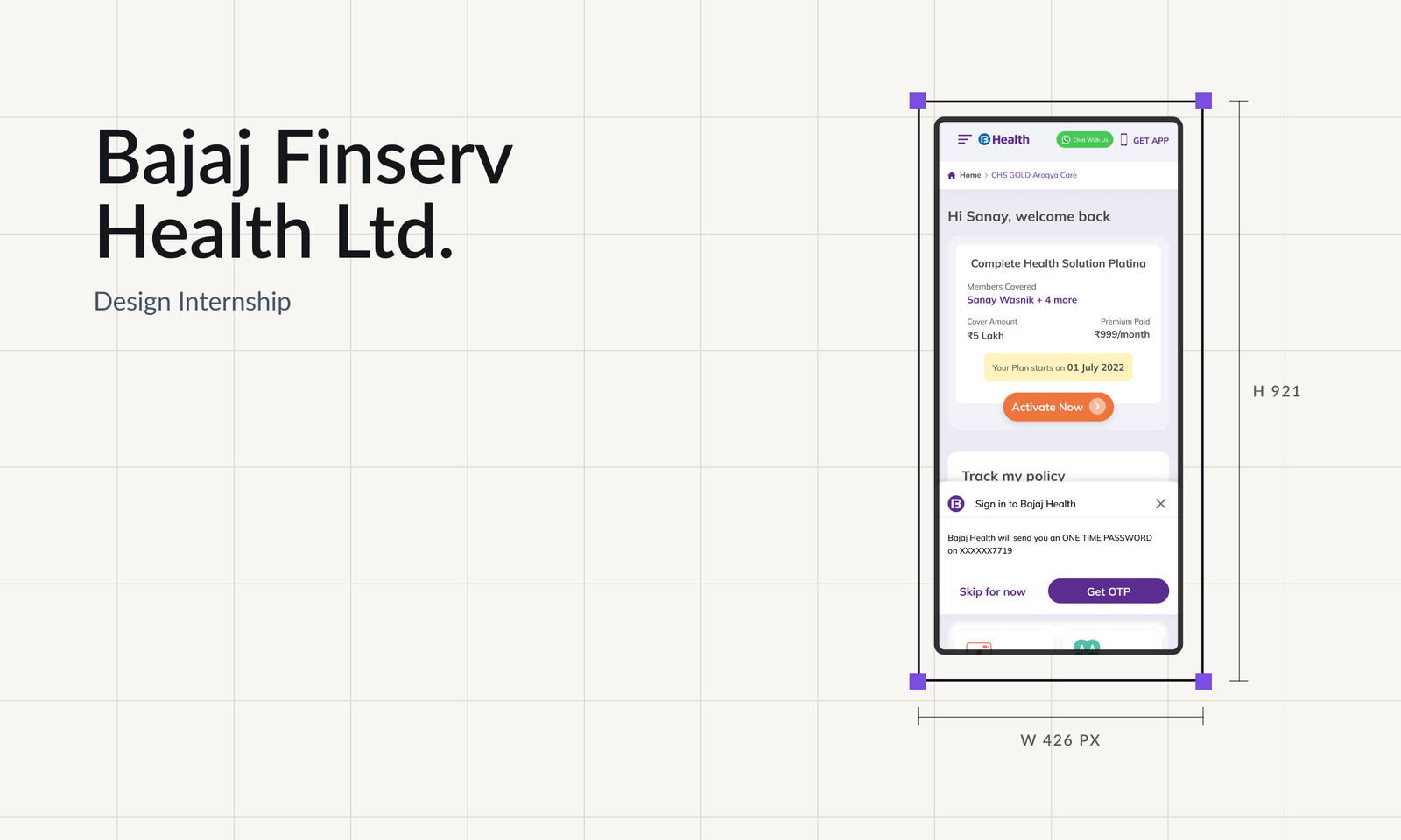 Bajaj Finserv Health cover