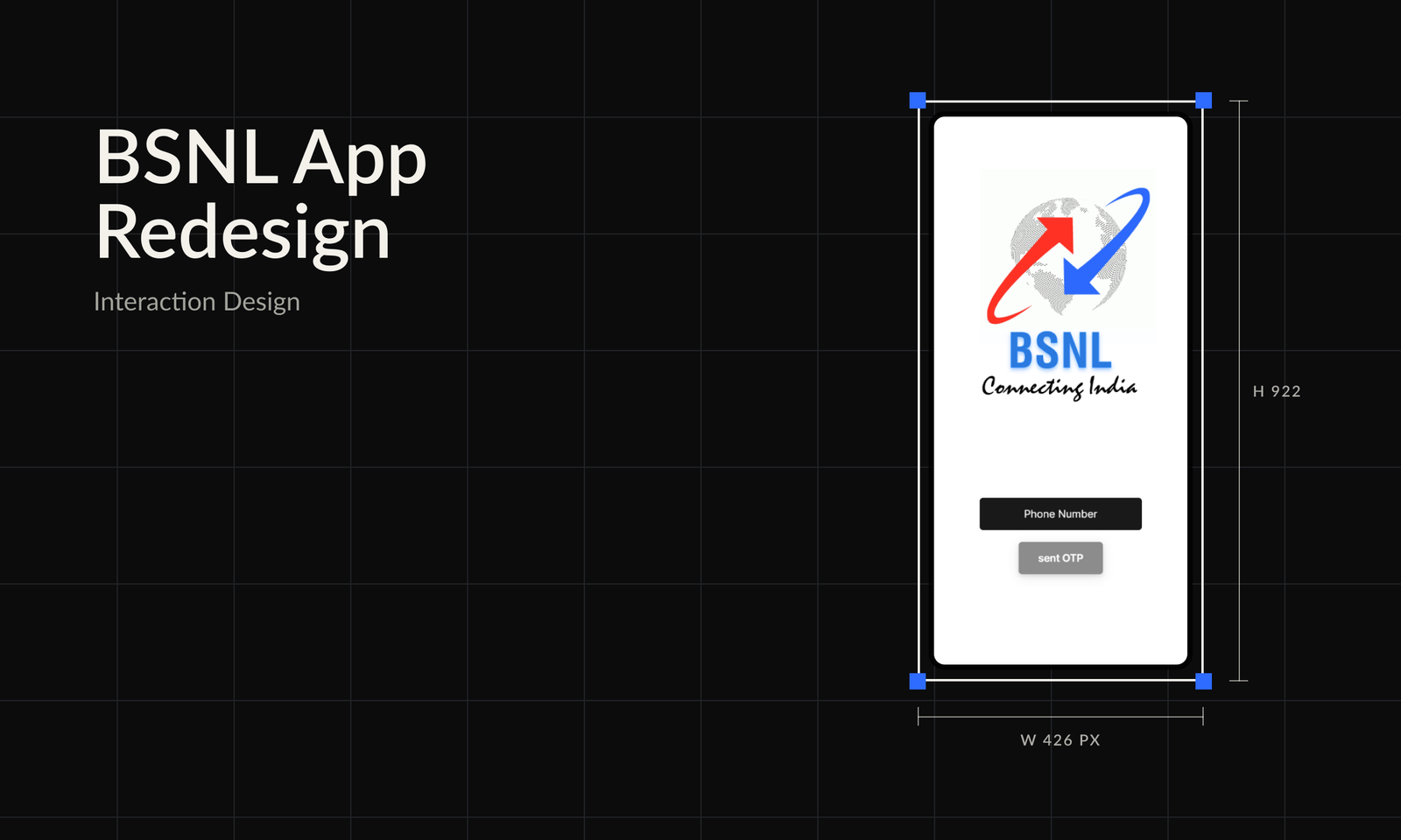BSNL App Redesign cover