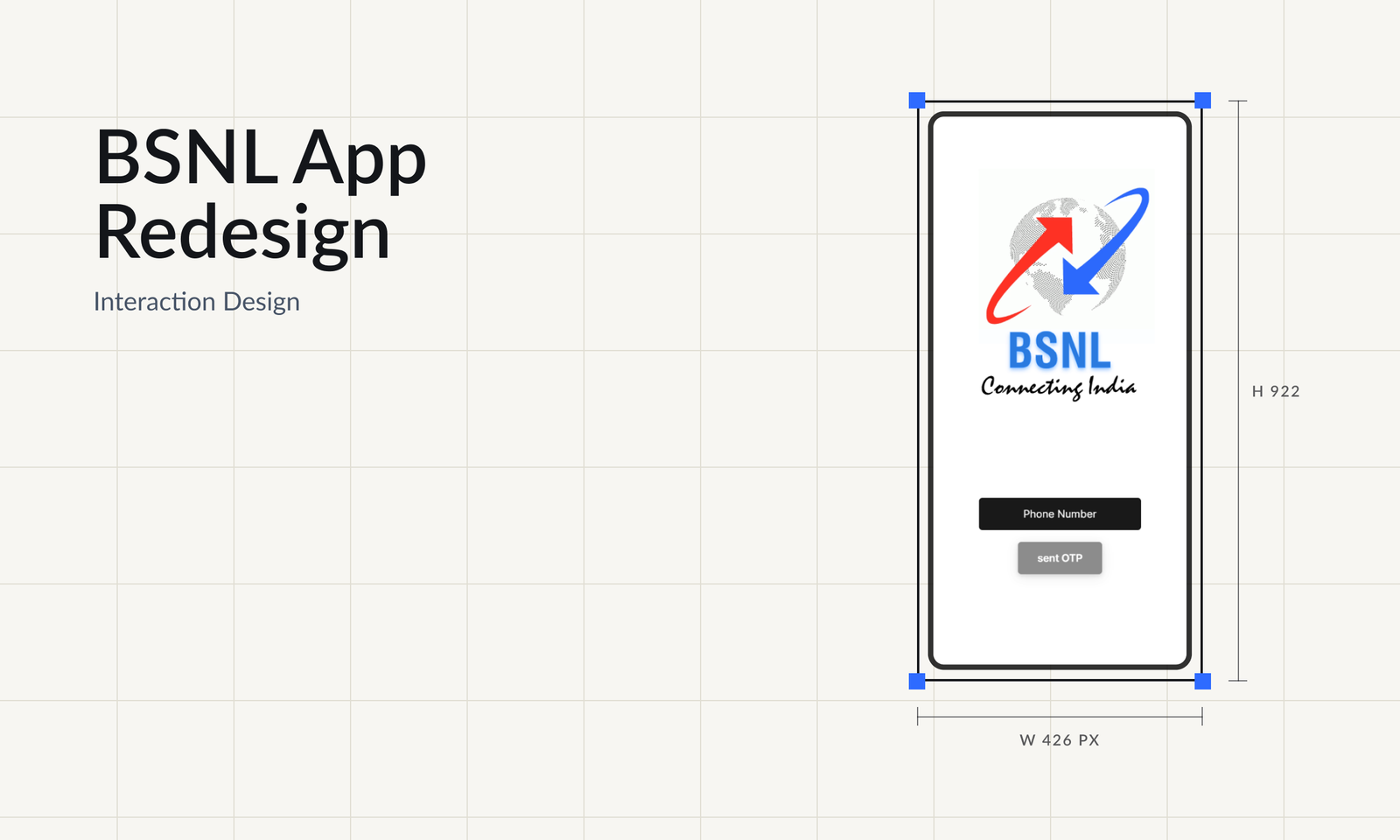 BSNL App Redesign cover